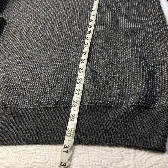 Joseph Abboud Sweaters 3X Classic Fit Gray Henley Merino Wool Blend Mens - Picture 8 of 8